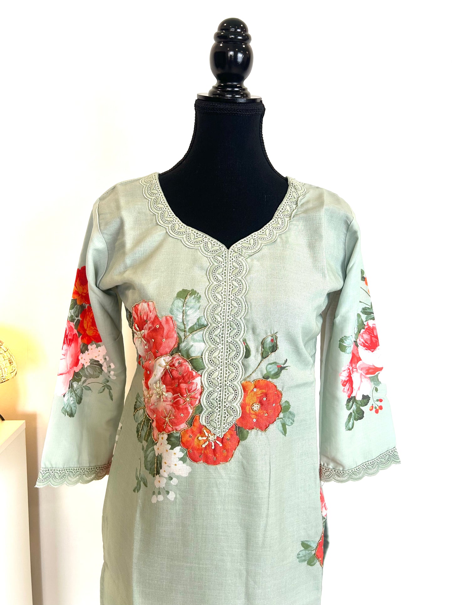 Light green Kurta set