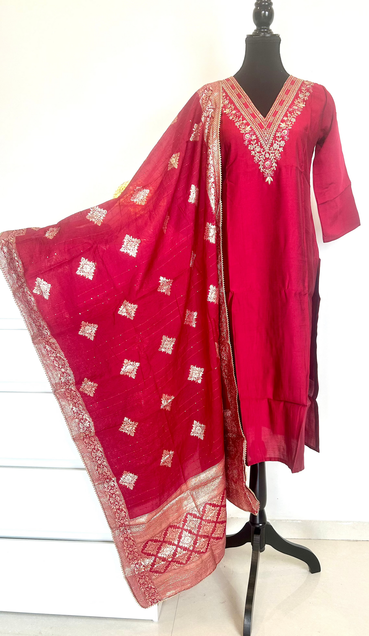 Magenta Kurta set
