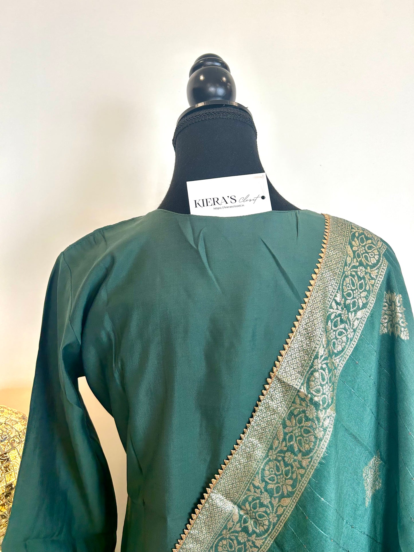 Dark Green Kurta Set