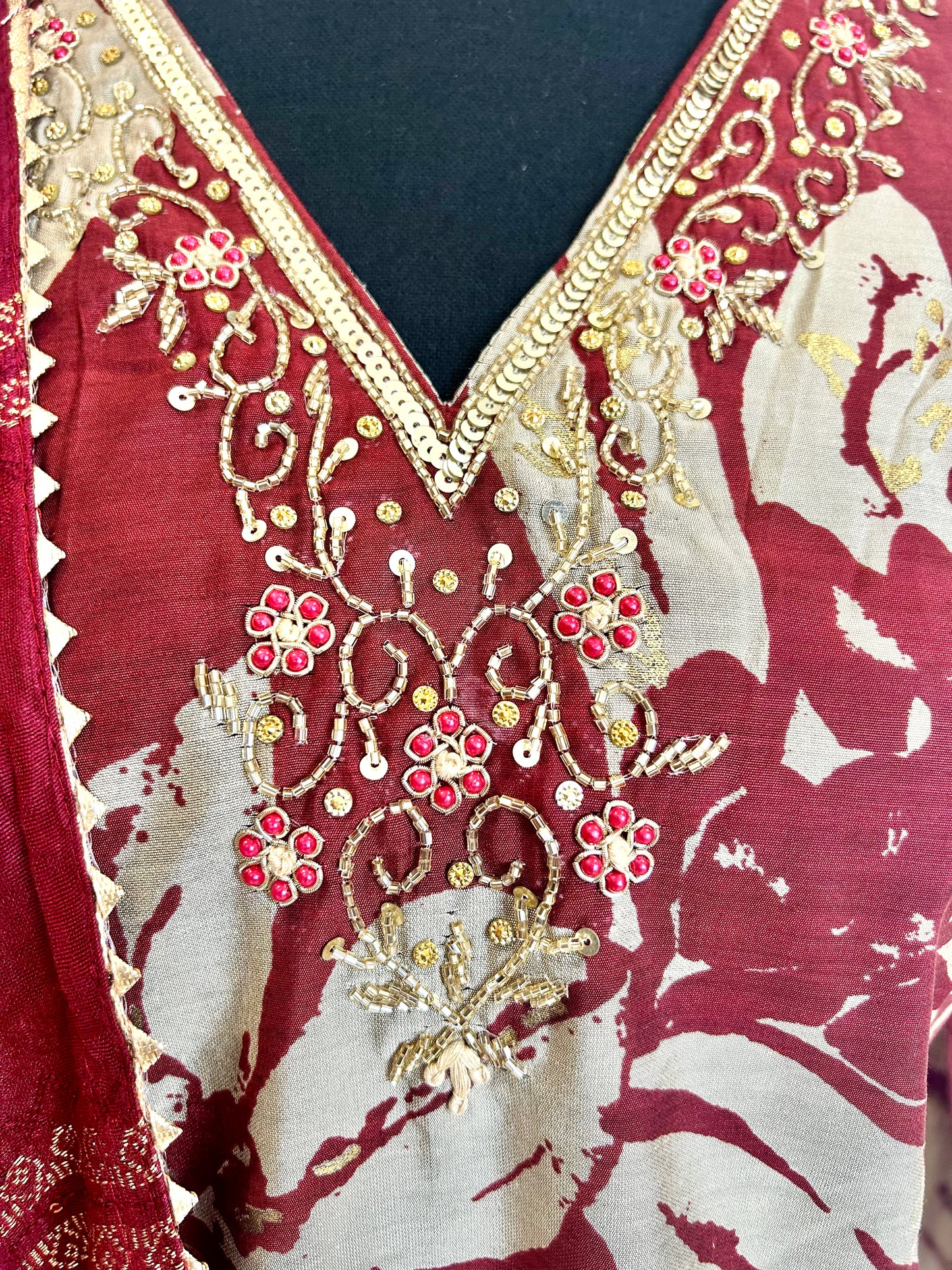 Red Kurta Set