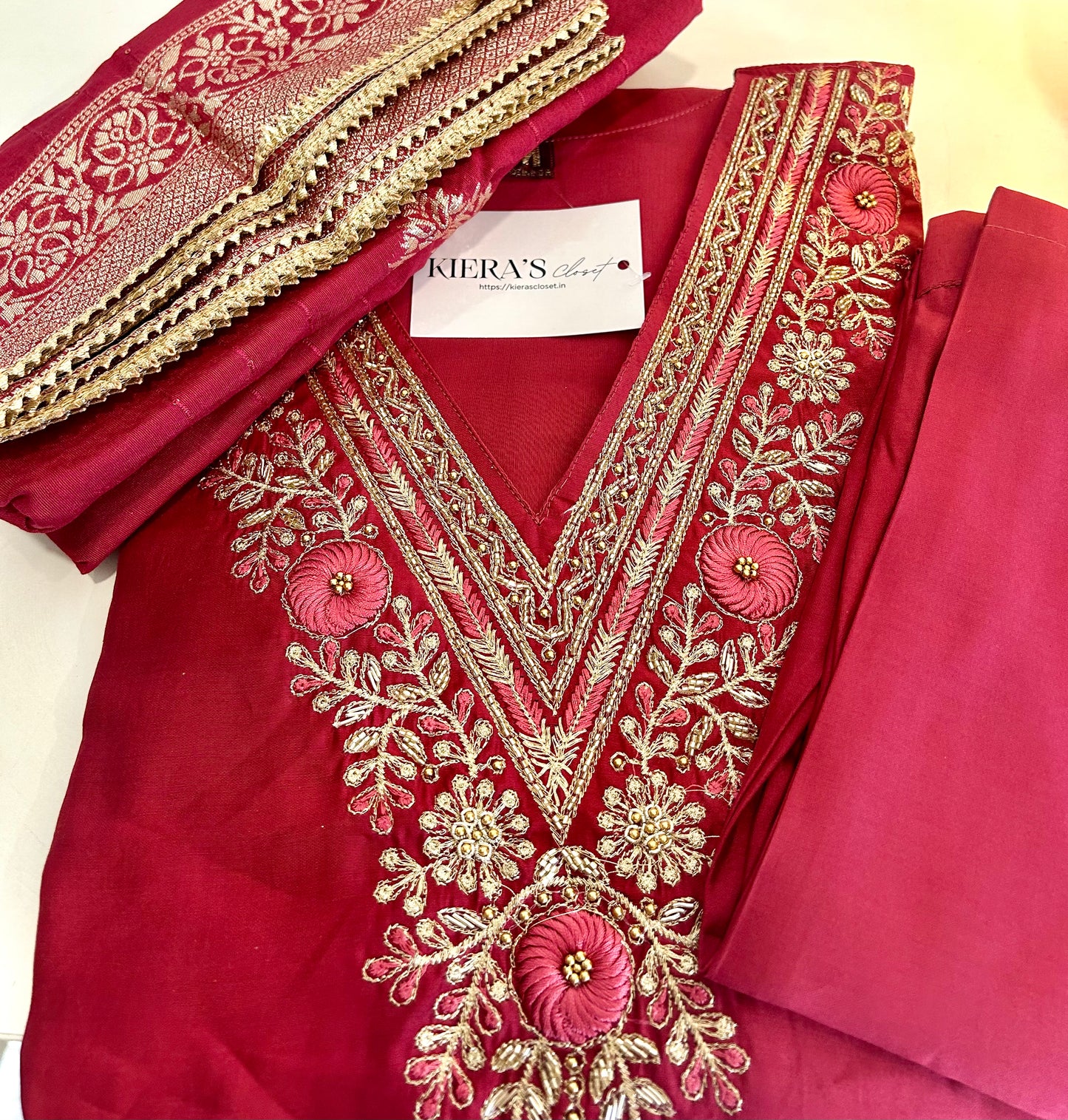 Pink Kurta Set