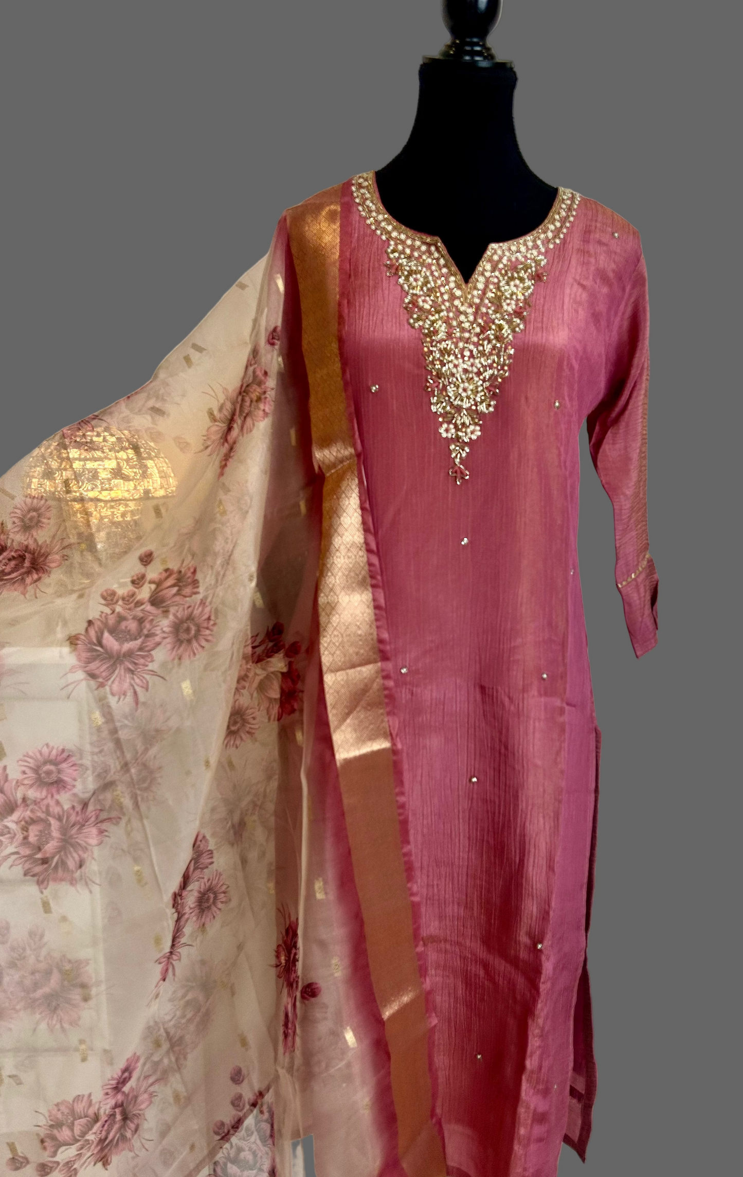 Pink Kurta Set