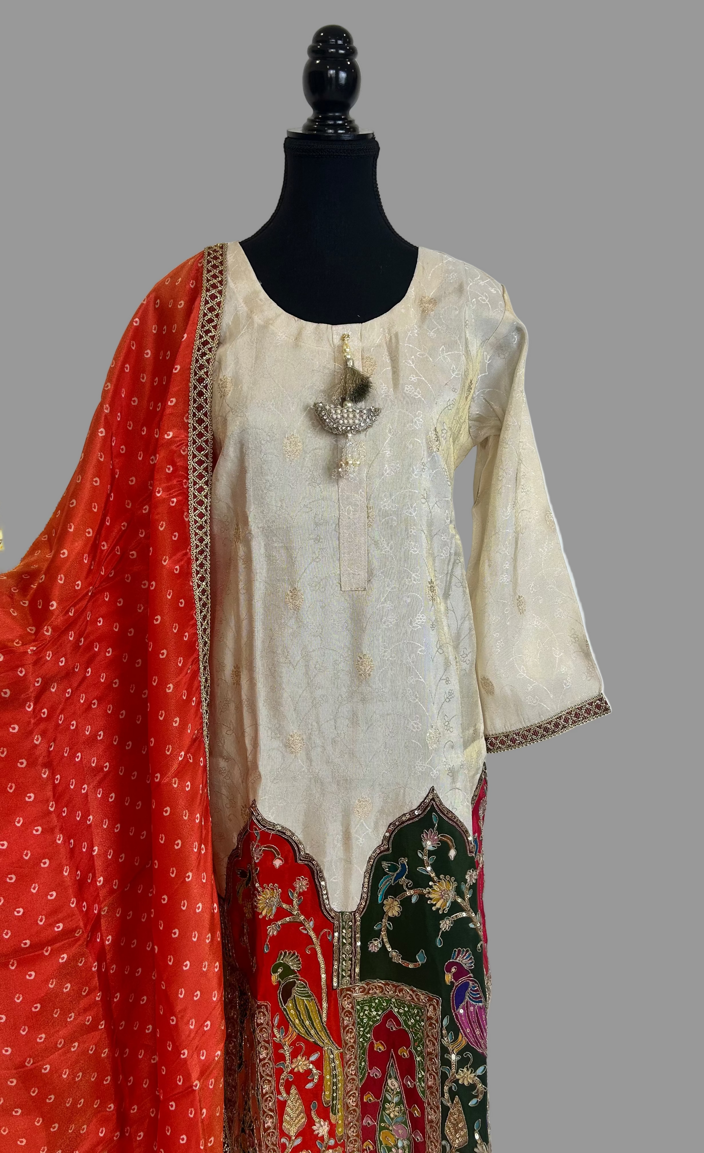 Off White Kurta Set