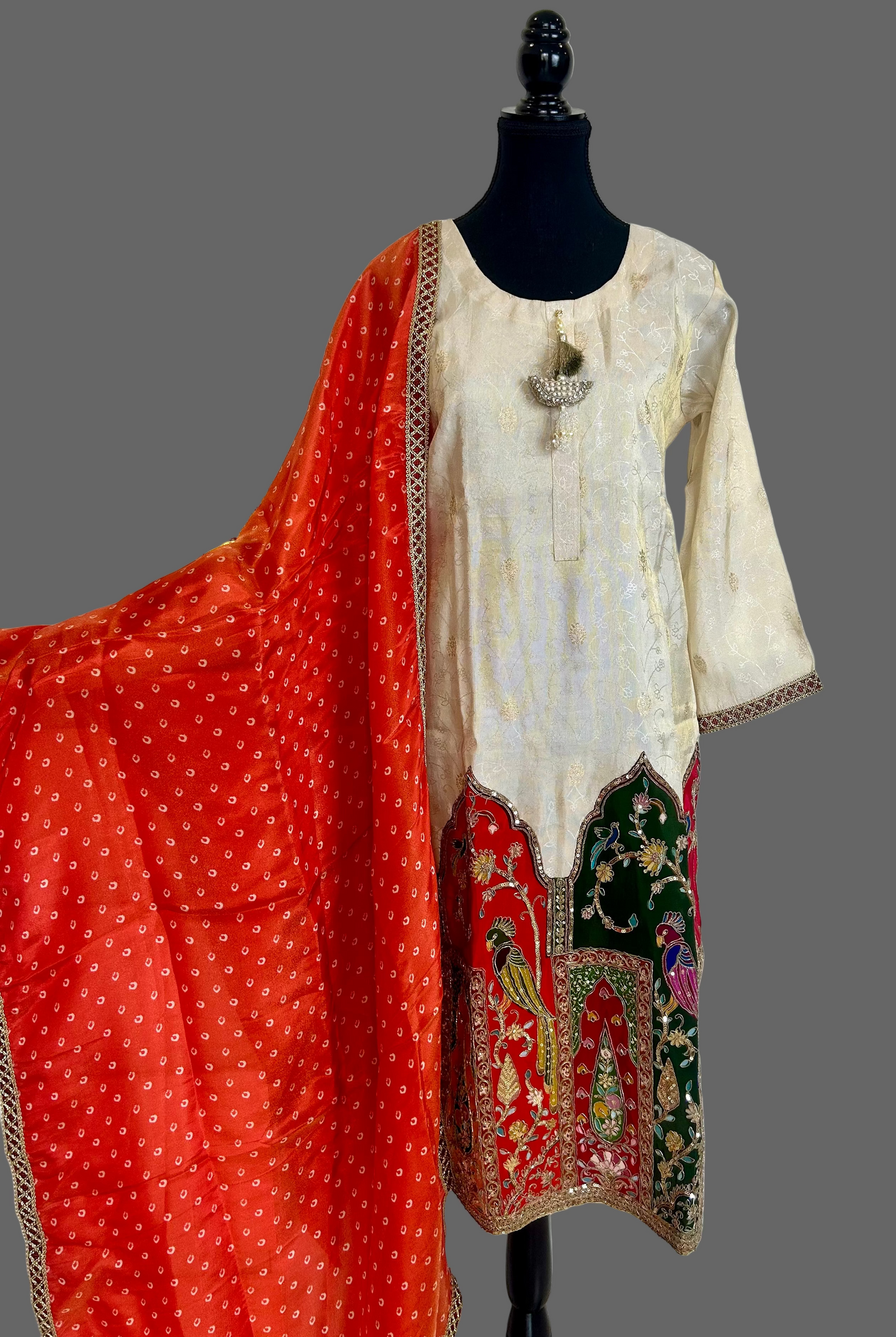 Off White Kurta Set