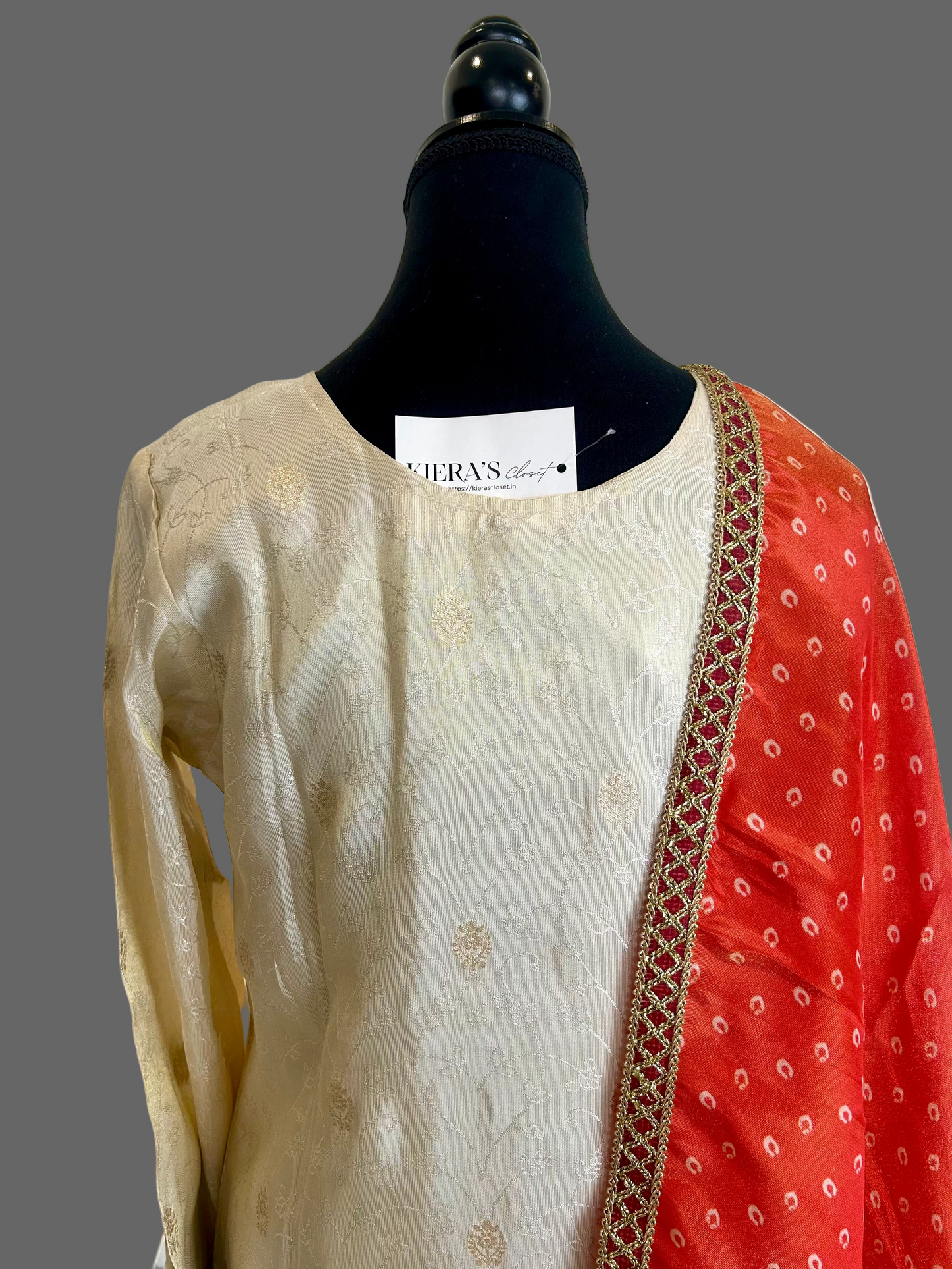 Off White Kurta Set