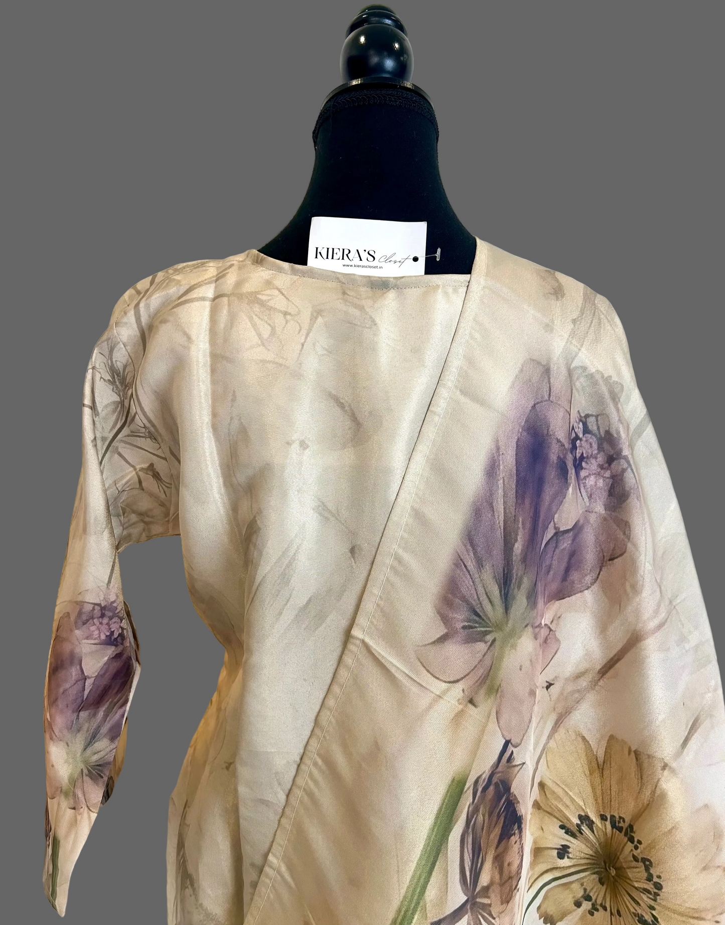 Beige Digital Print Kurta set