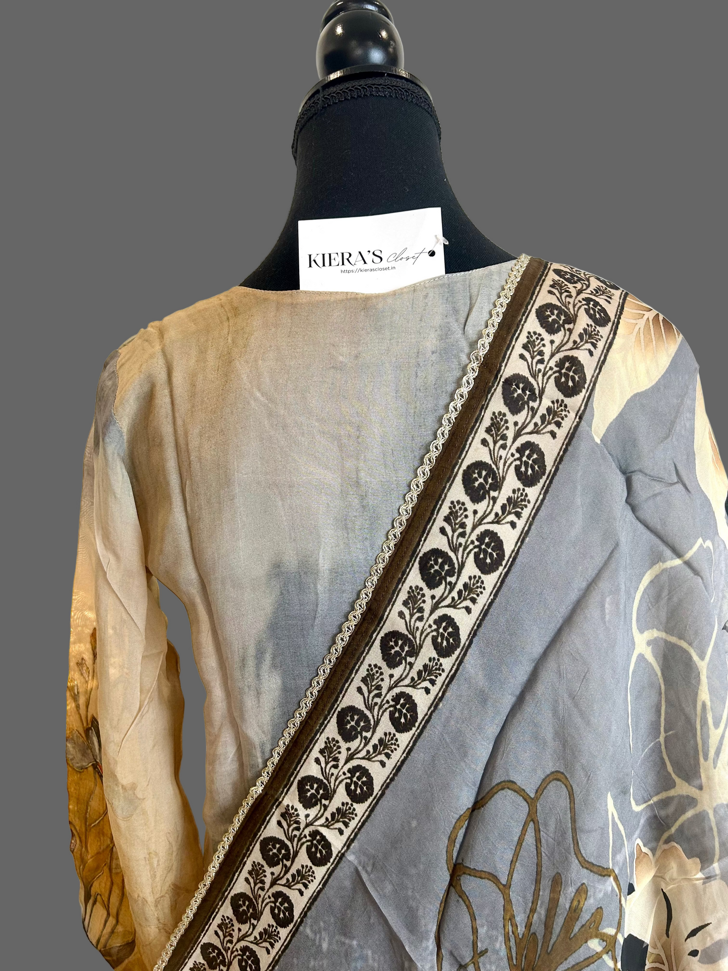 Grey Kurta Set