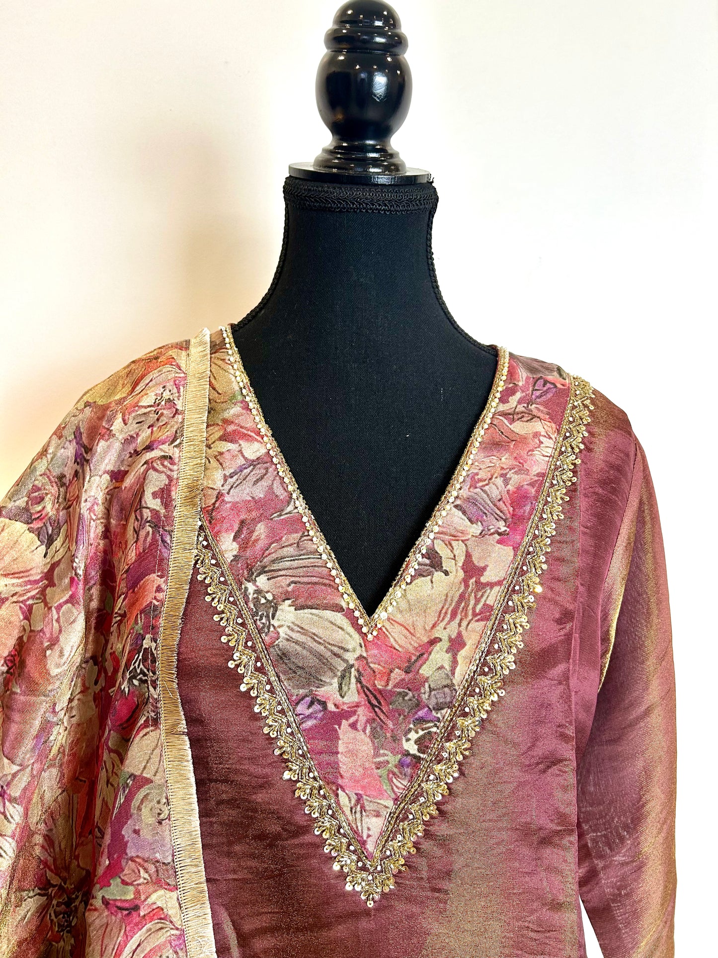 Maroon Kurta Set