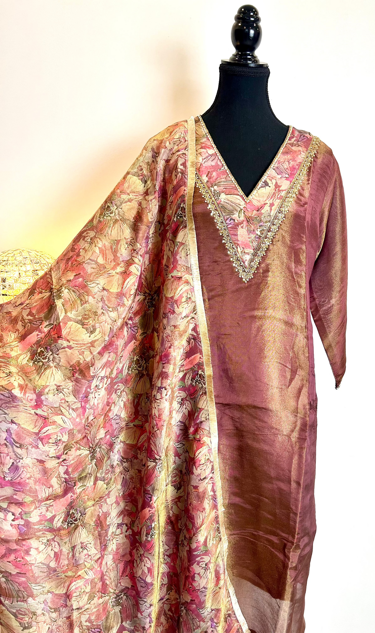 Maroon Kurta Set