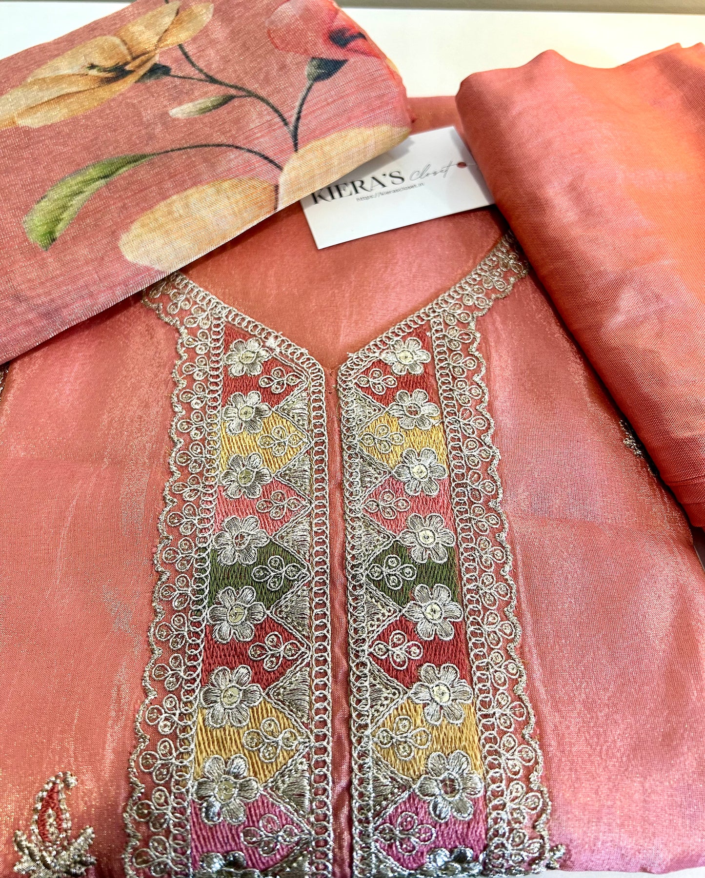 Orange Kurta set