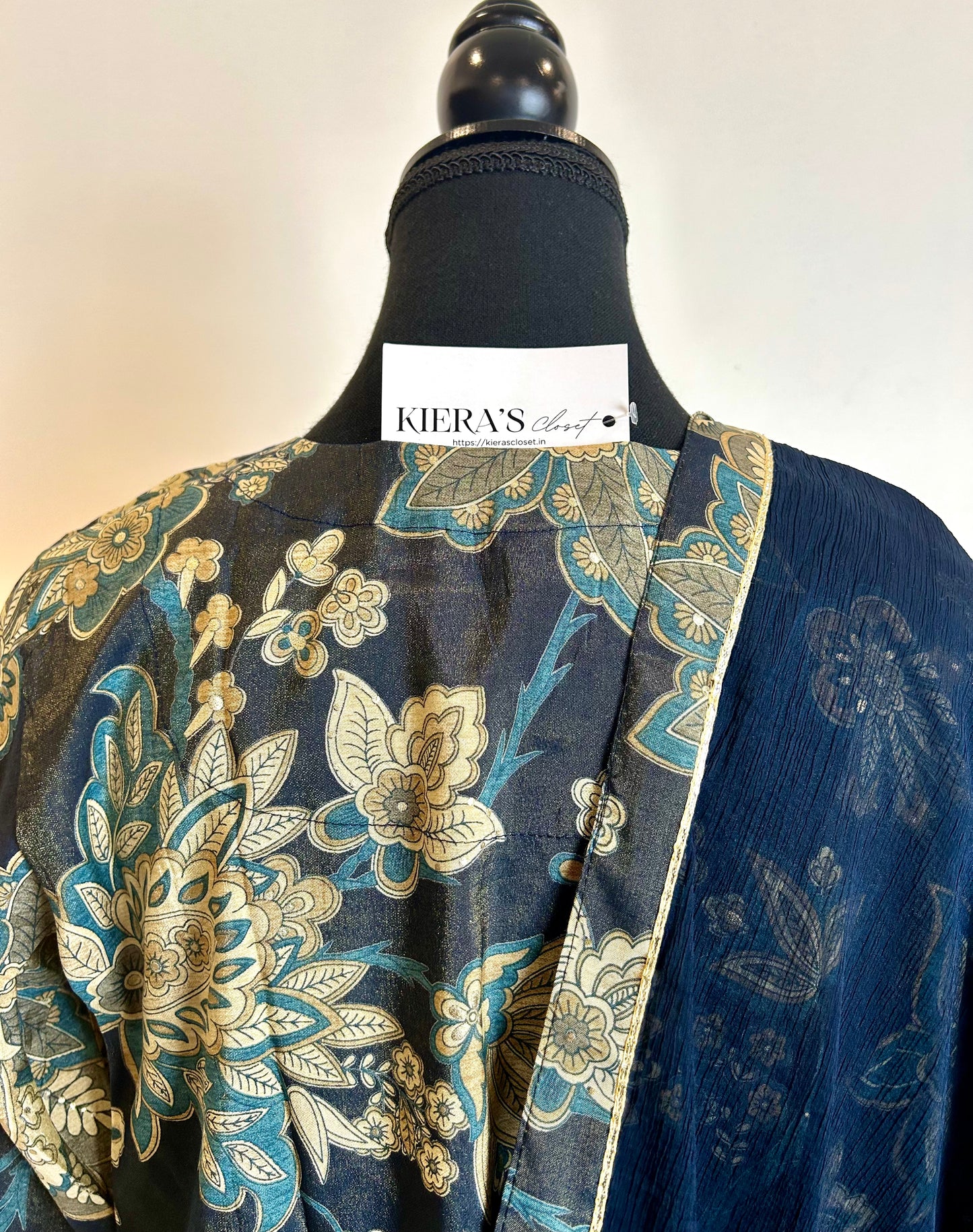 Navy Blue Kurta Set