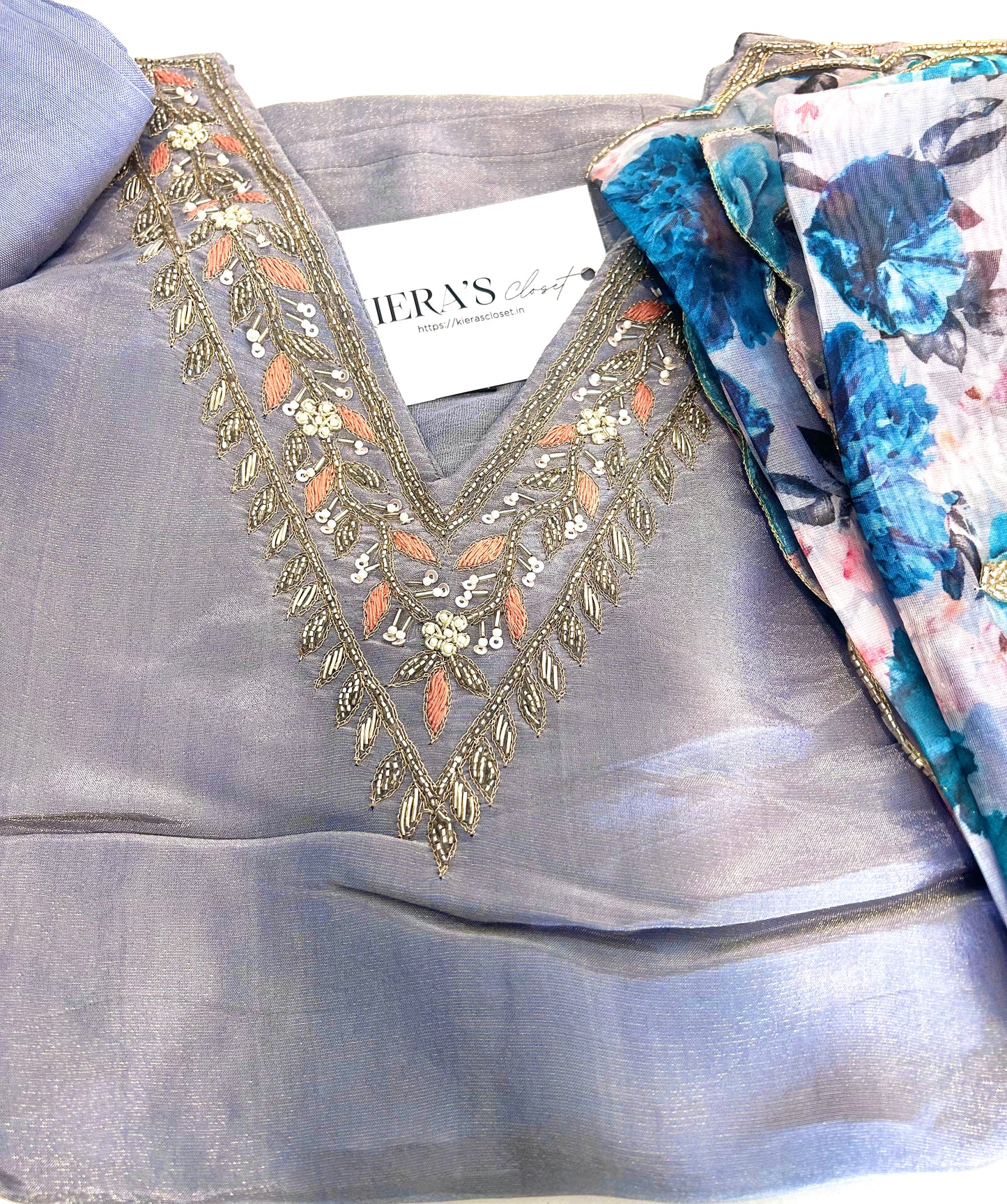 Grey Kurta Set