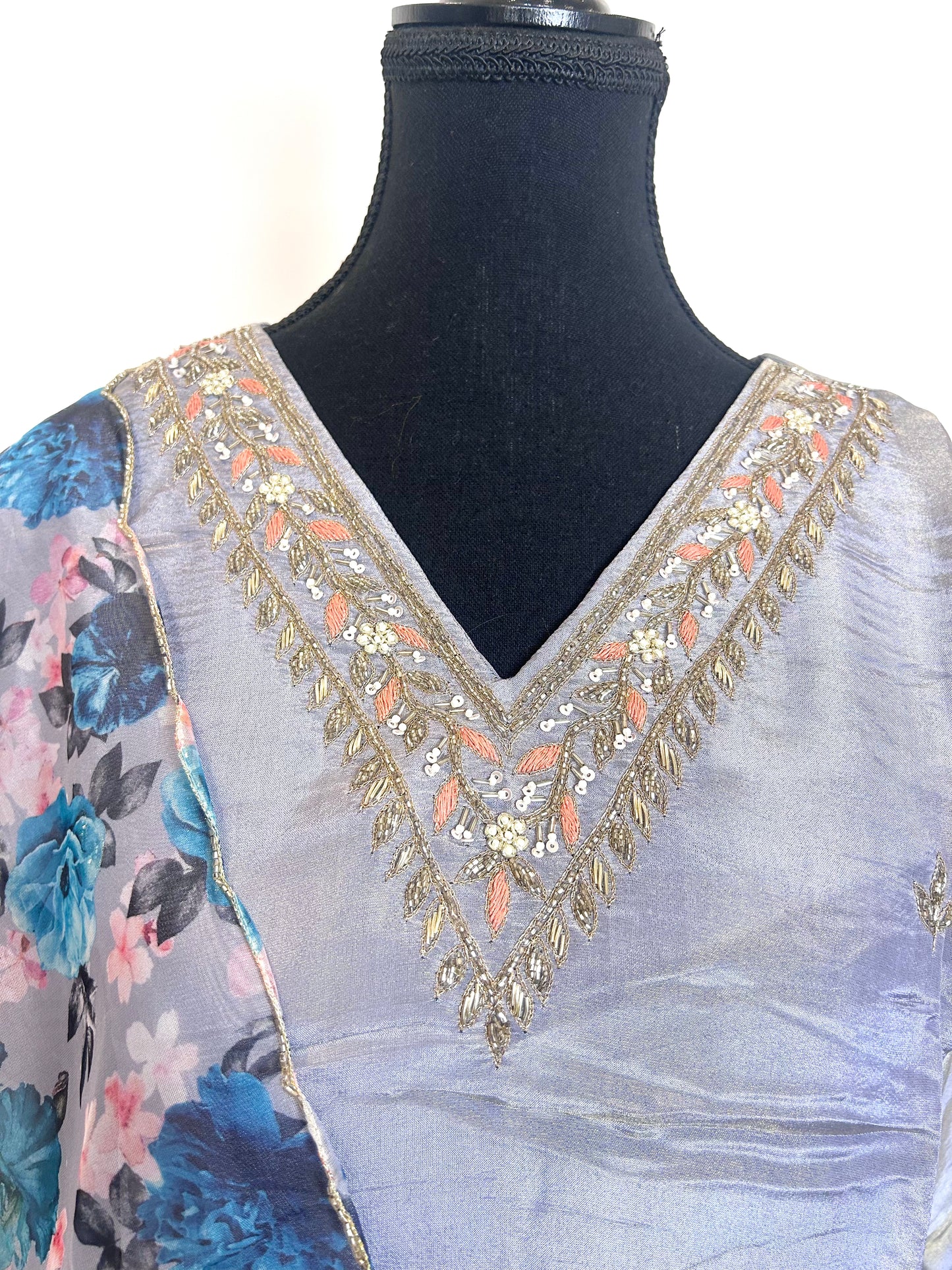 Grey Kurta Set