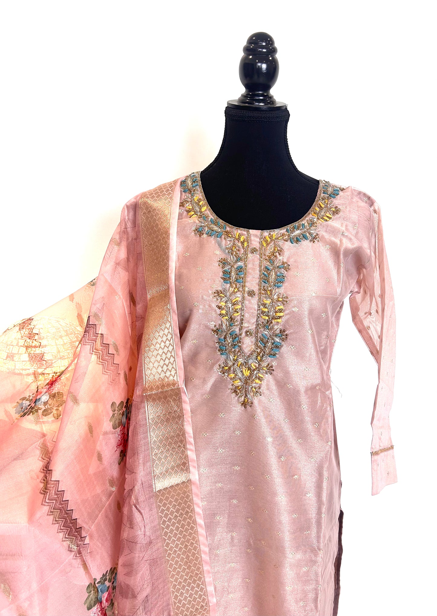 Peach Kurta Set