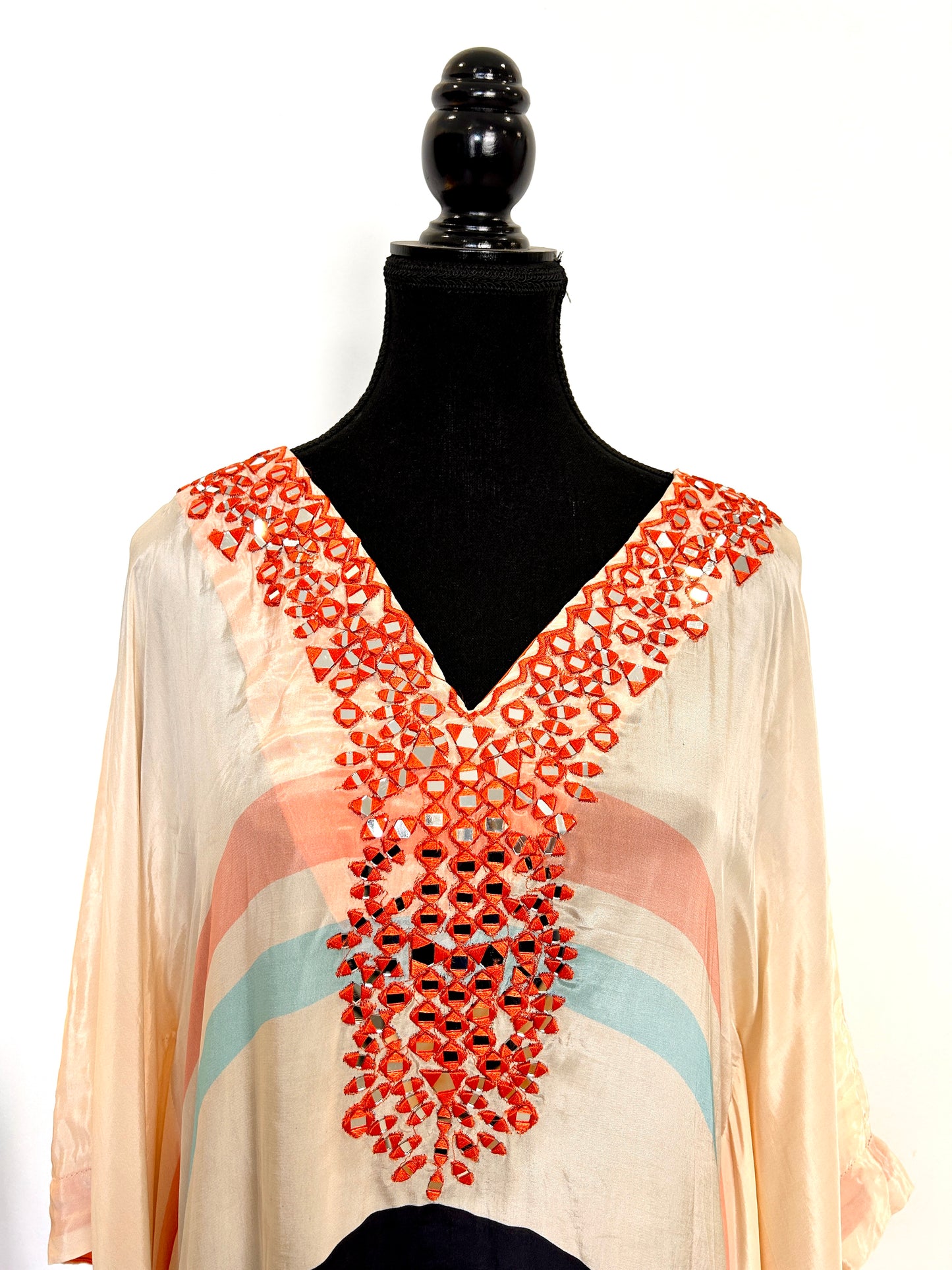 Orange Kaftan Set