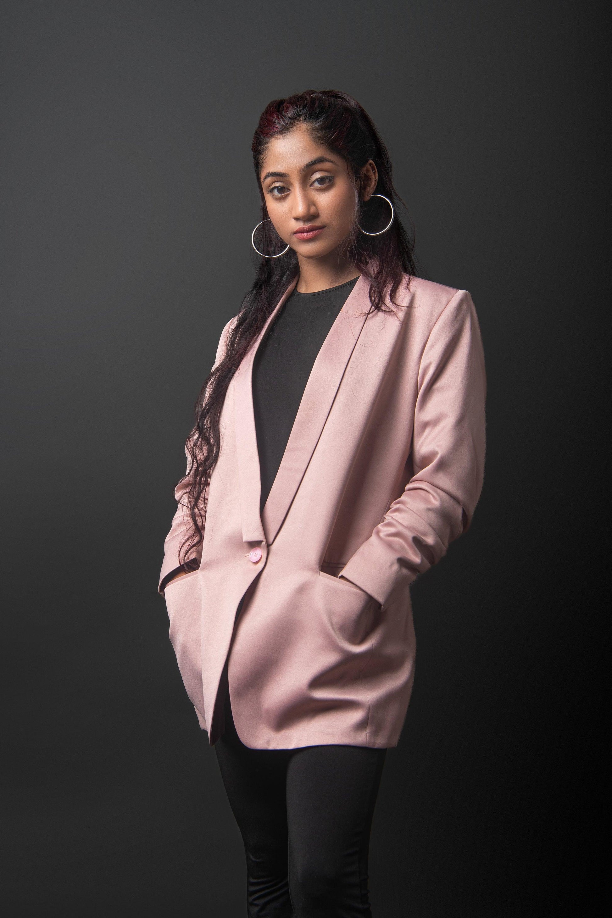 Pink Stylish Blazer - Kiera's Closet