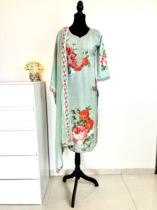 Light green Kurta set