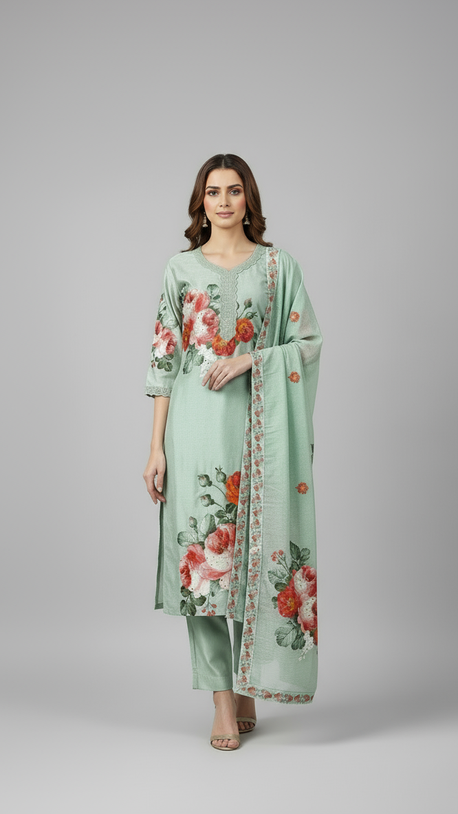 Light green Kurta set
