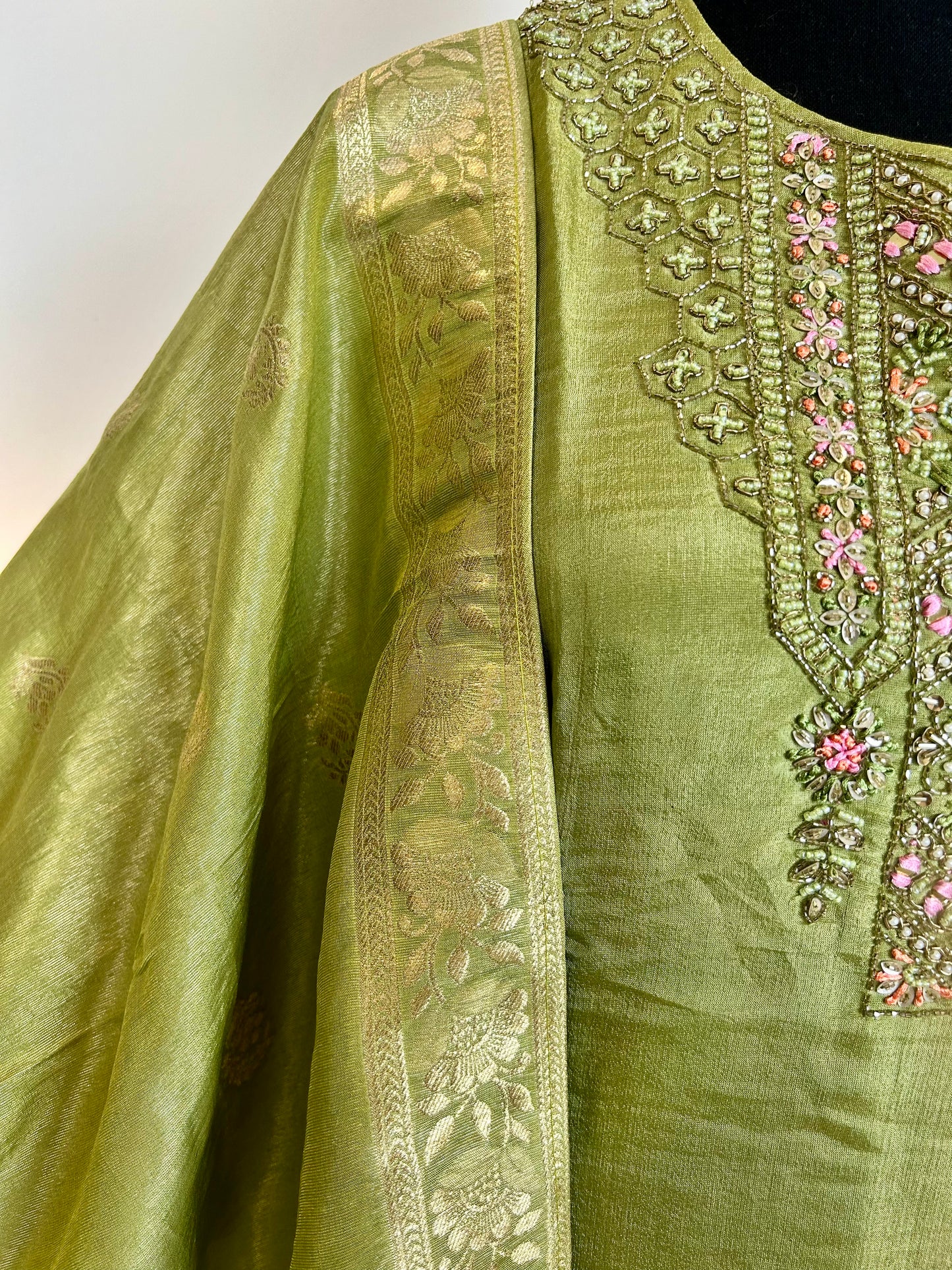 Green Kurta set