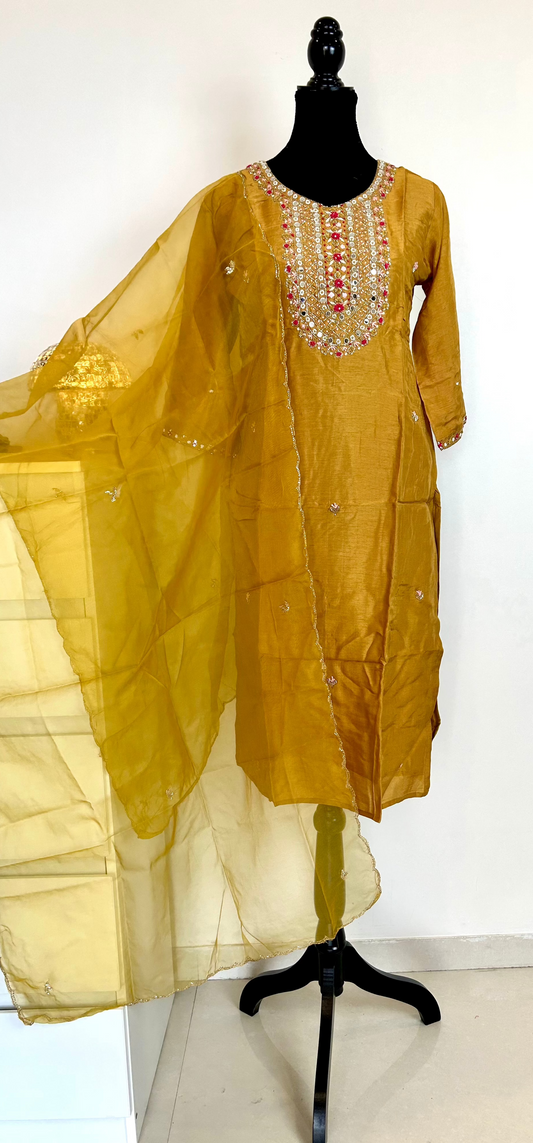 Yellow Kurta Set