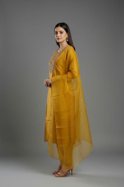 Yellow Kurta Set