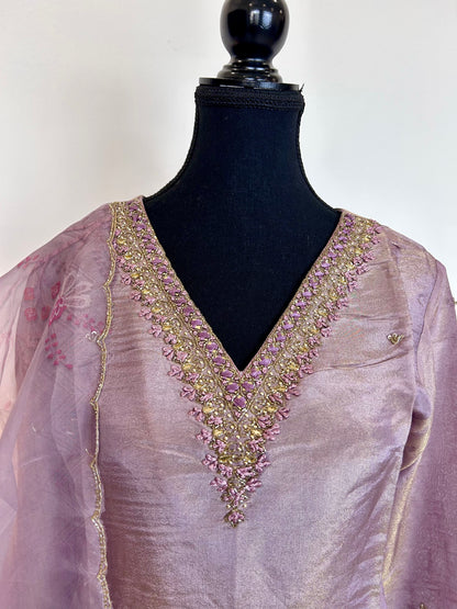 Purple Kurta Set