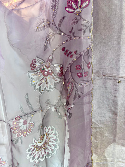 Purple Kurta Set