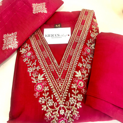 Magenta Kurta set