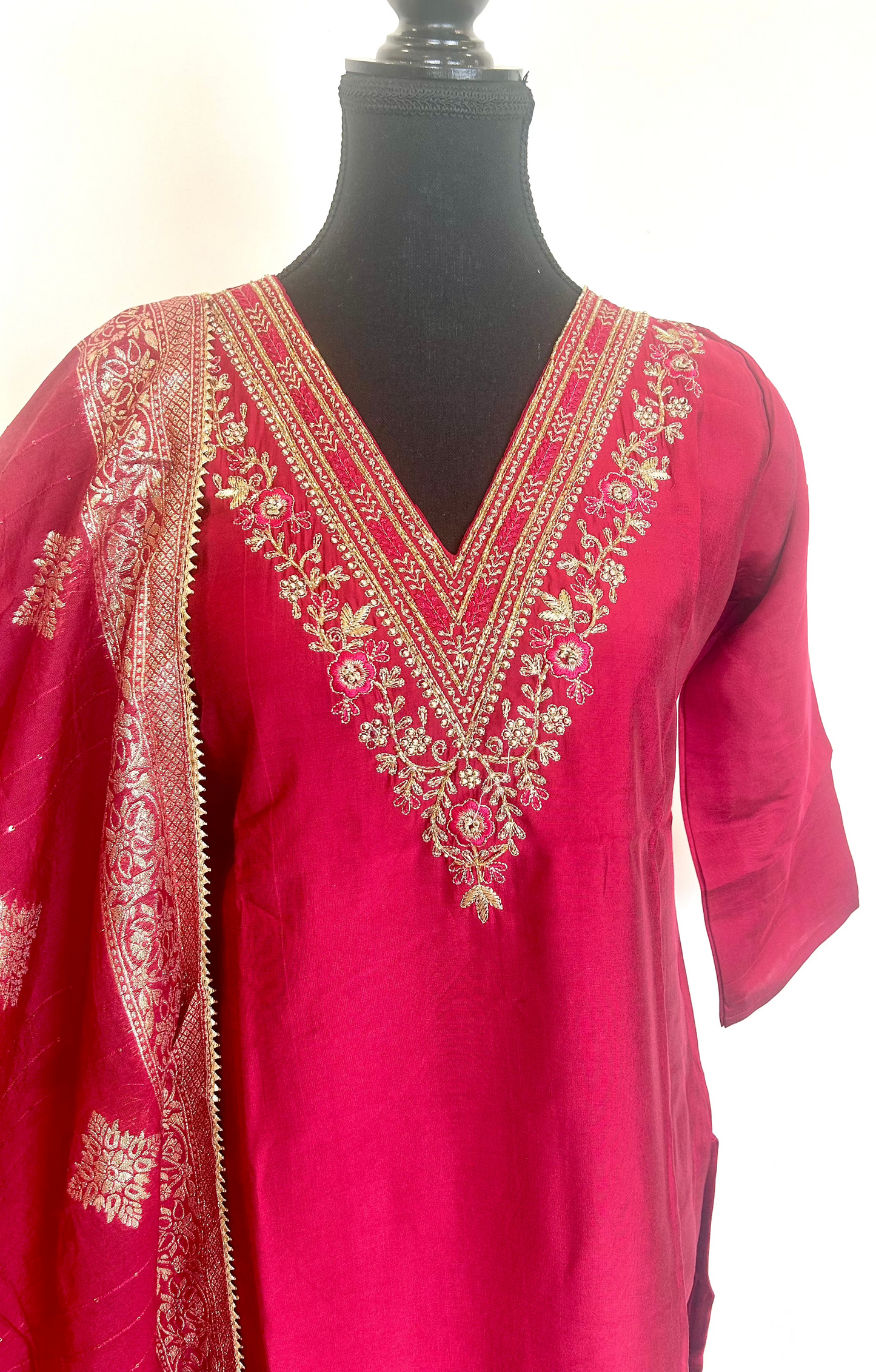 Magenta Kurta set