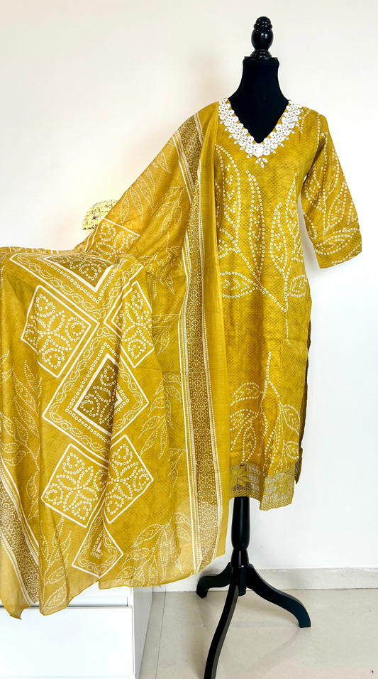 Yellow Kurta Set