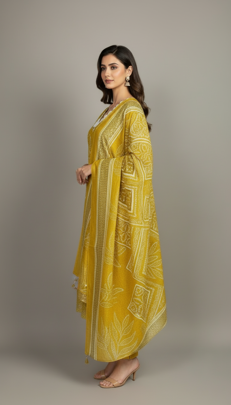 Yellow Kurta Set