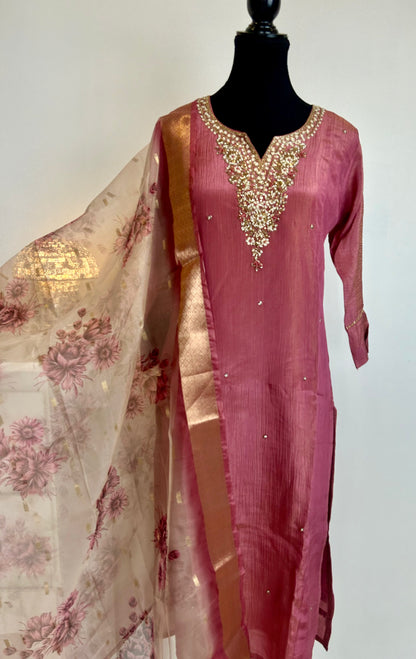 Pink Kurta Set