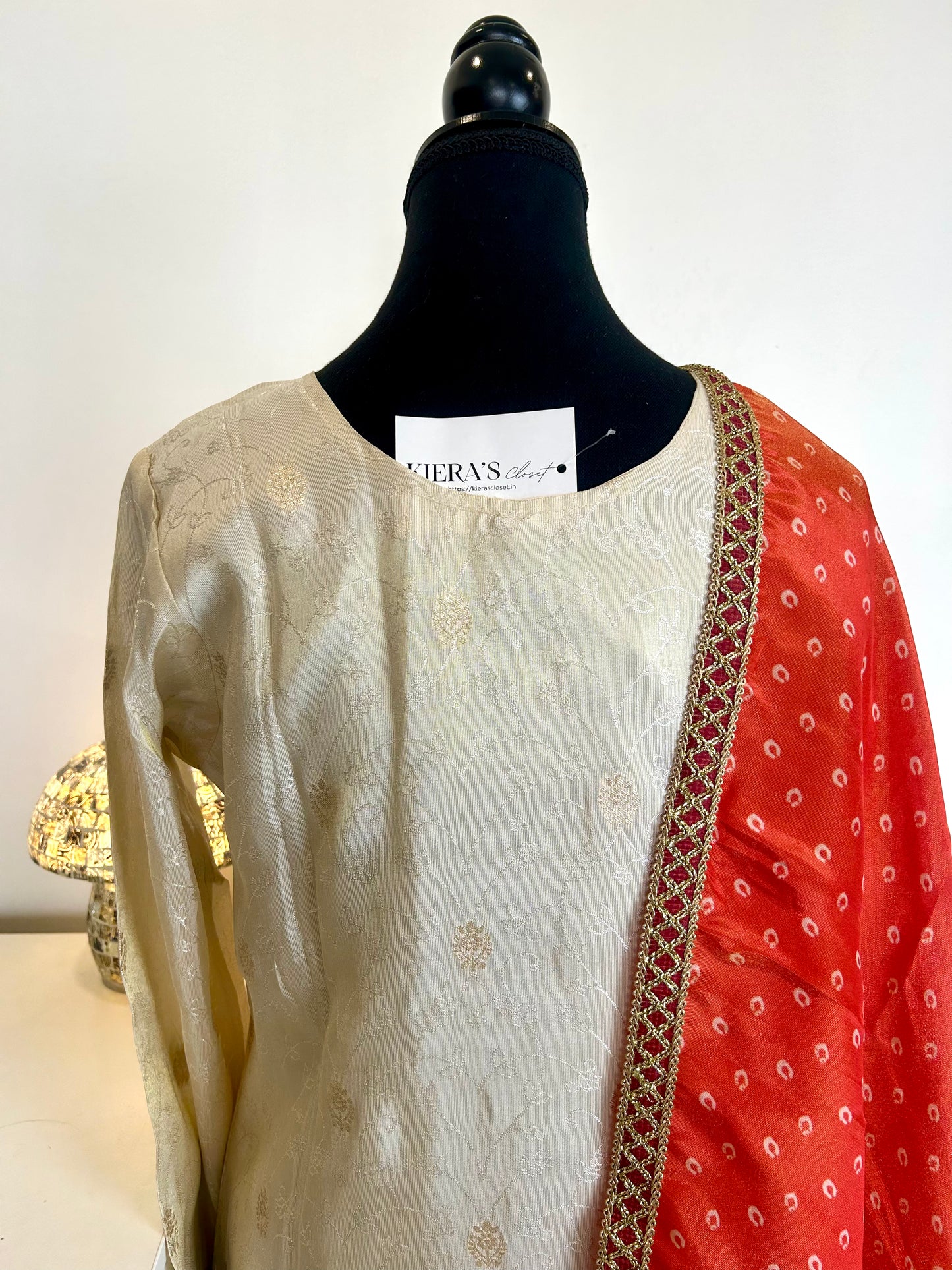 Off White Kurta Set