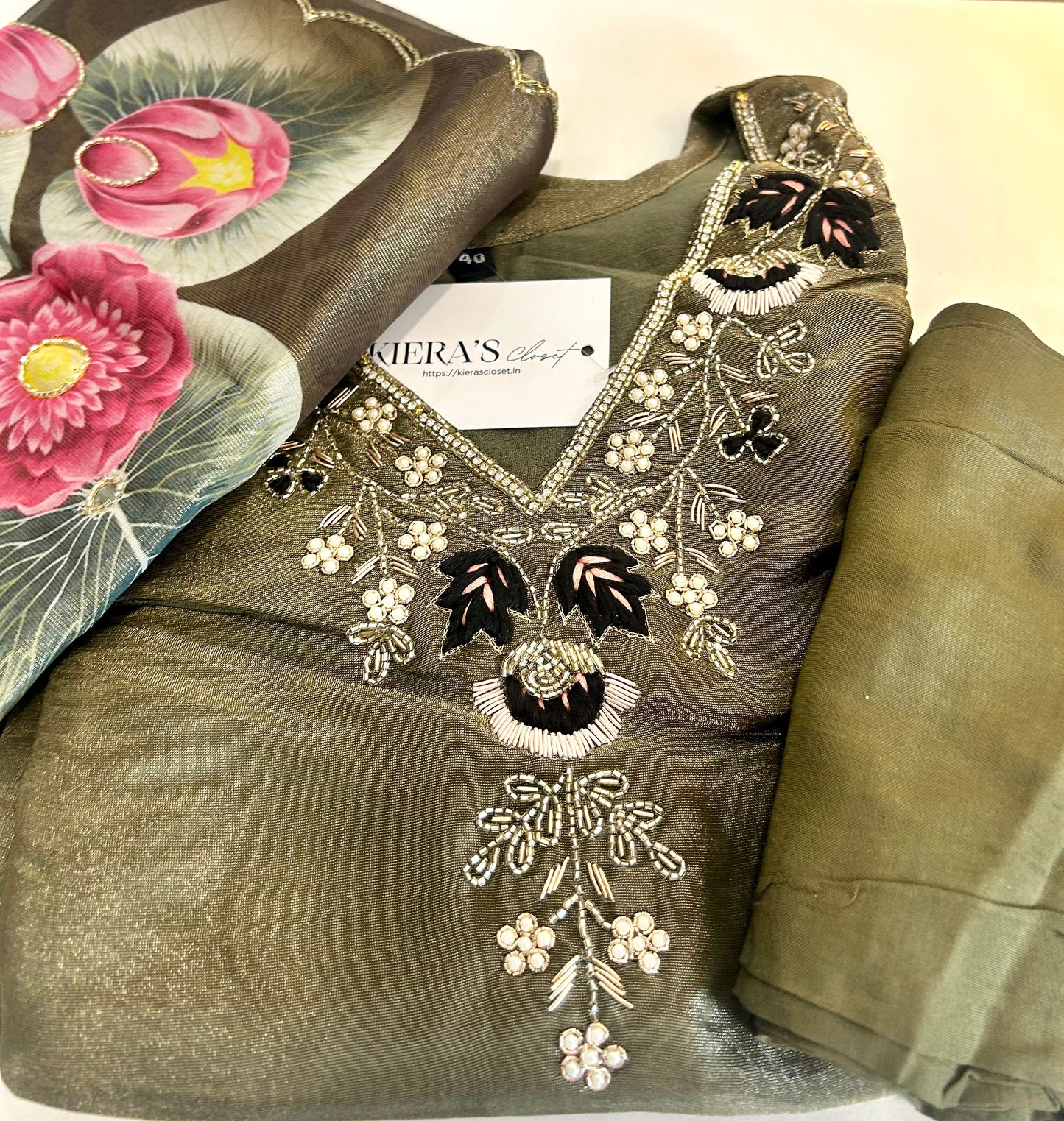 Mehendi Green Kurta Set