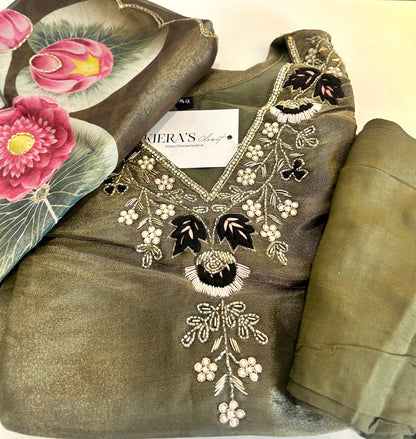 Mehendi Green Kurta Set