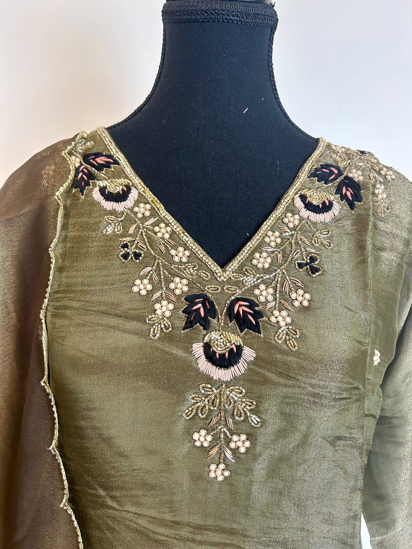 Mehendi Green Kurta Set