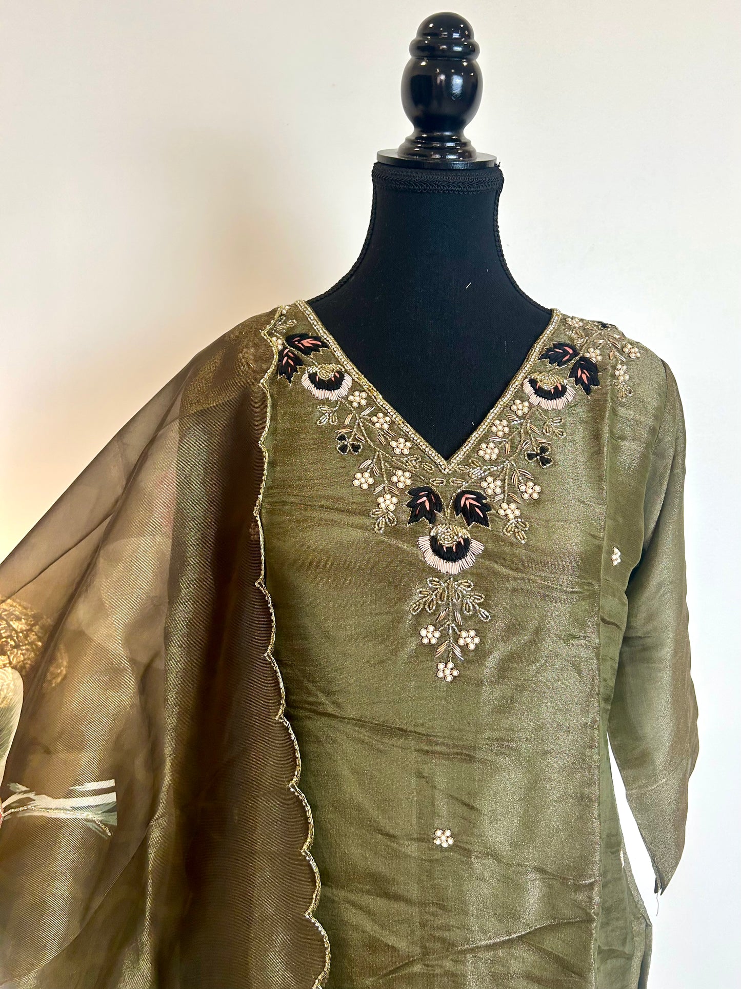 Mehendi Green Kurta Set