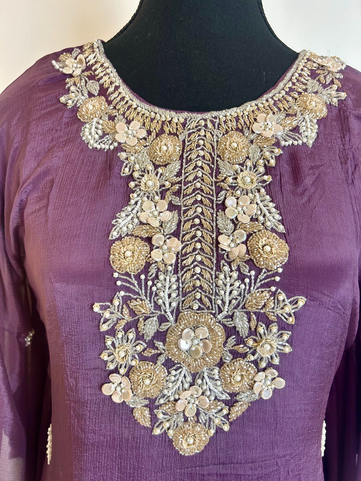 Purple Kaftan Set