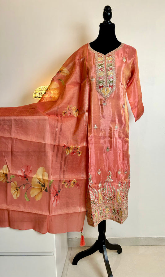 Orange Kurta set