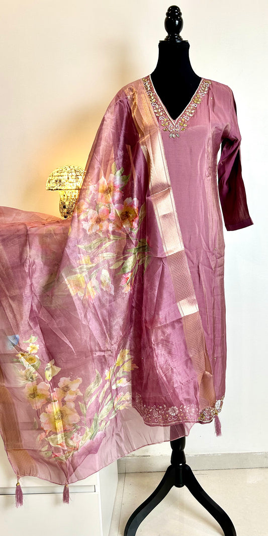 Pink Kurta Set