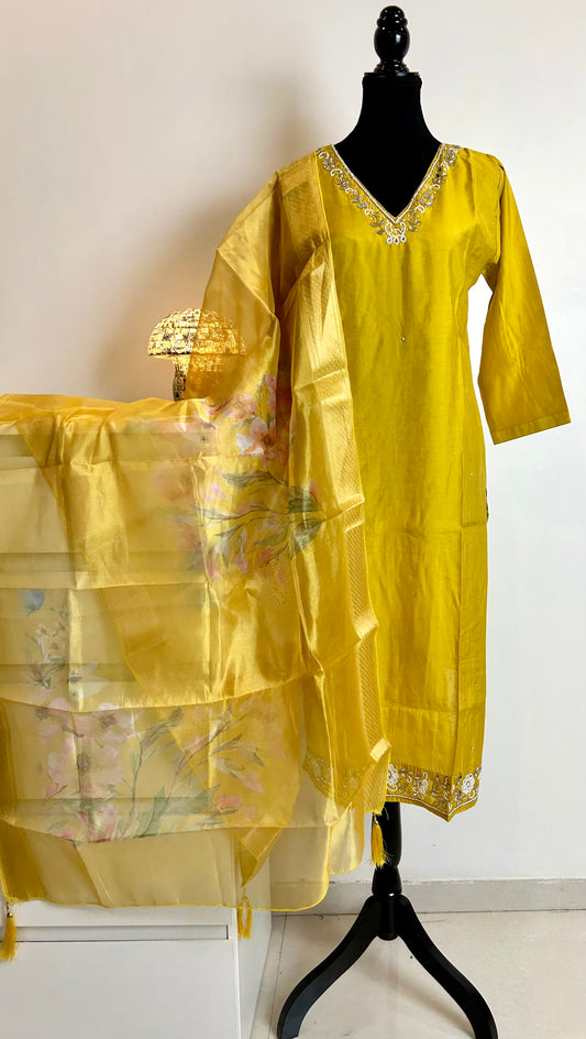 Yellow Kurta Set