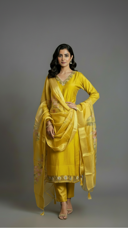Yellow Kurta Set