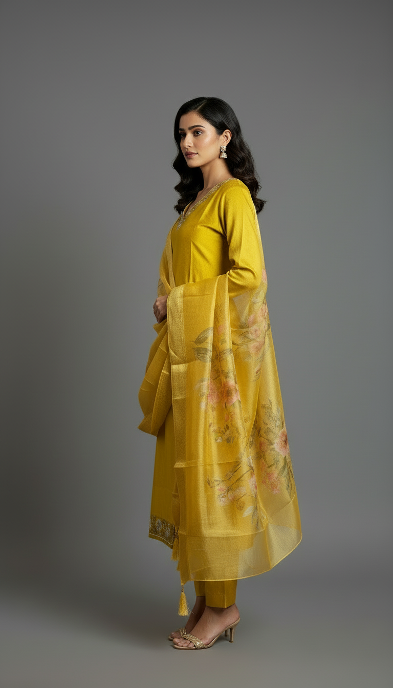 Yellow Kurta Set
