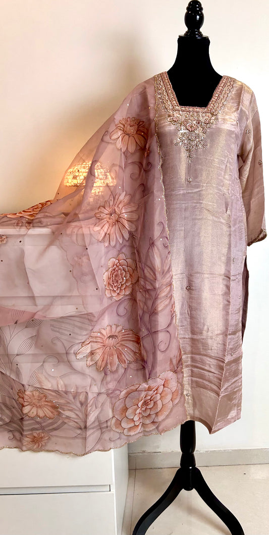 Pink Kurta set