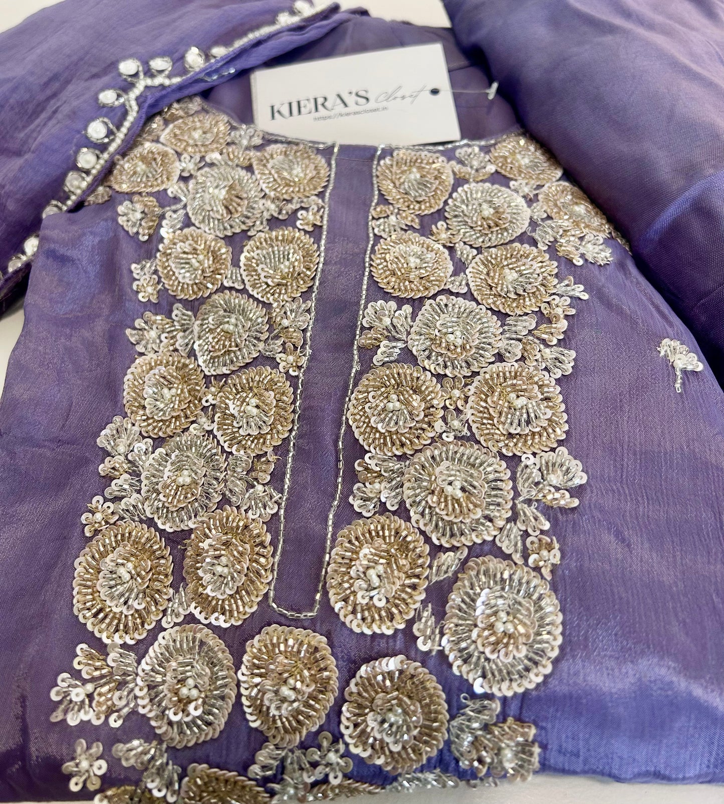 Purple Kurta Set