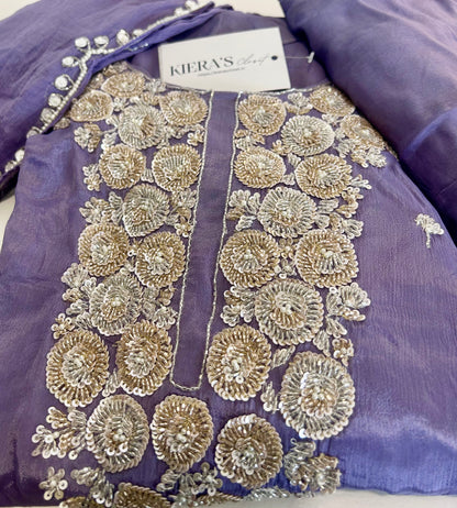 Purple Kurta Set