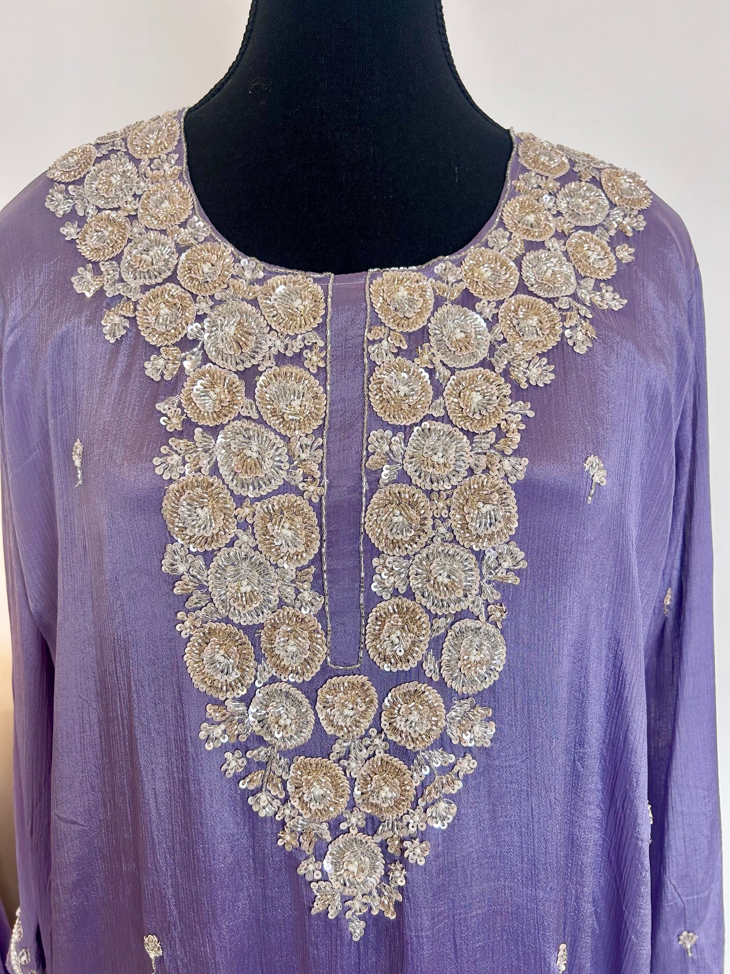 Purple Kurta Set
