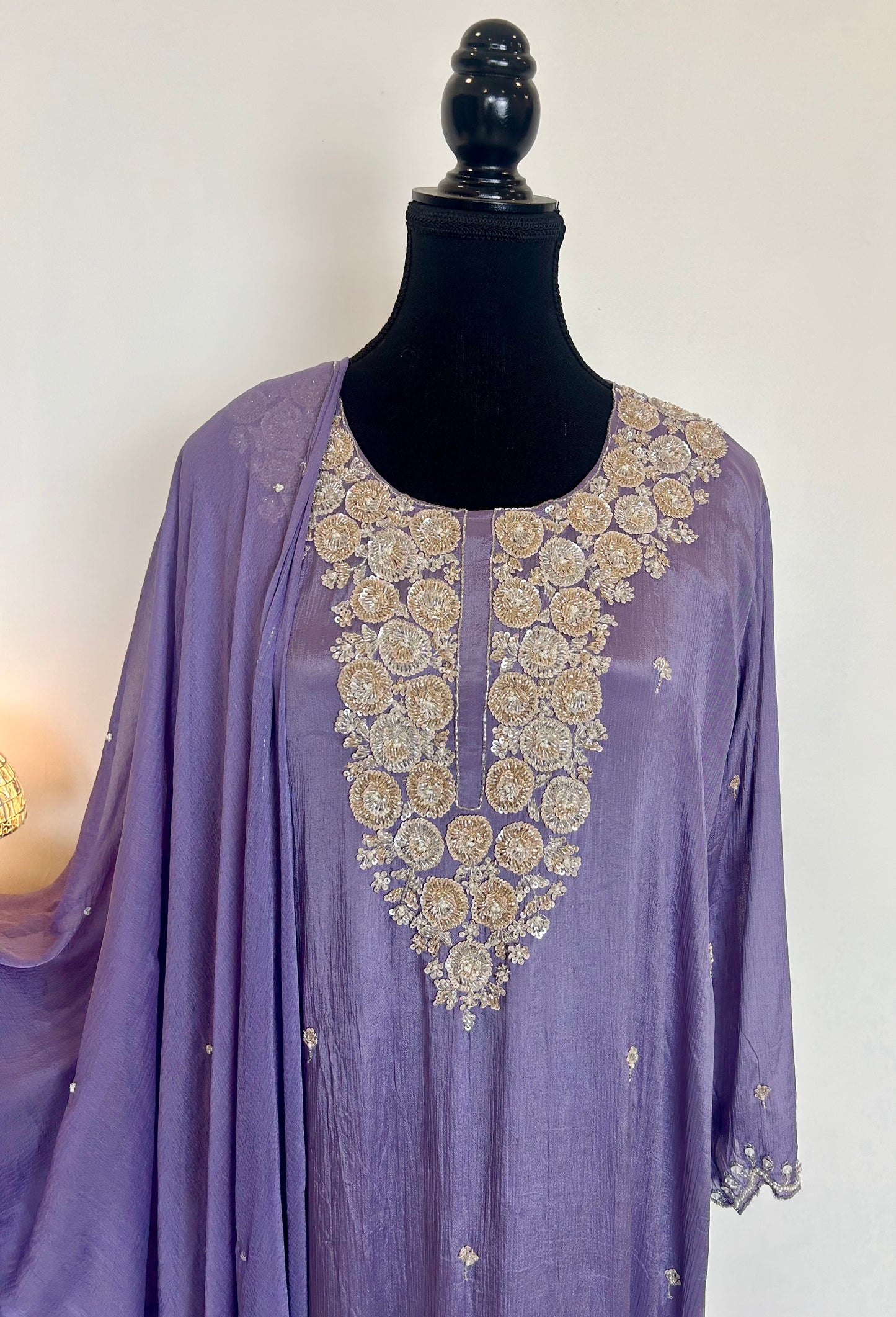 Purple Kurta Set