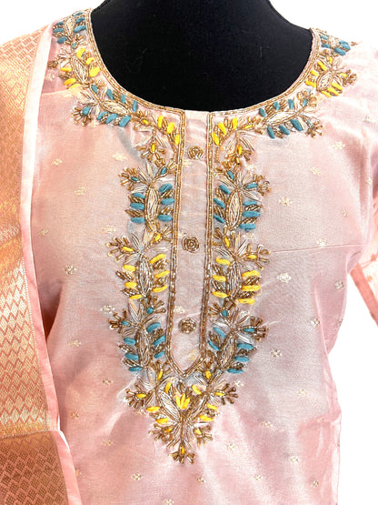 Peach Kurta Set