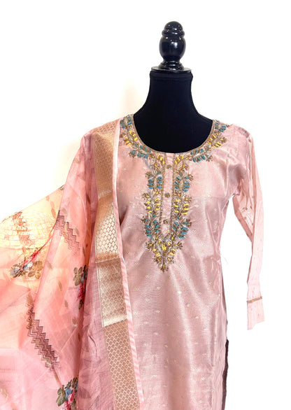 Peach Kurta Set